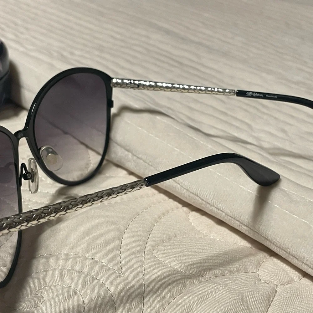 Brighton Black Sunglasses with Floral Navy Hard Case - Picture 7 of 8